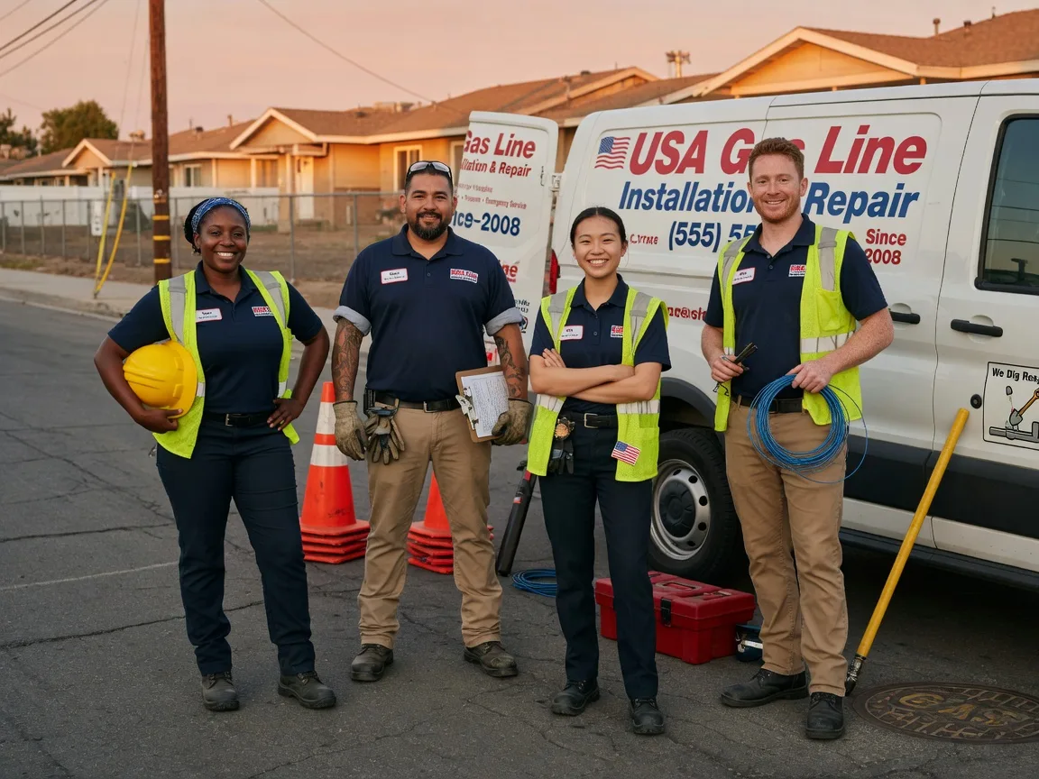 Gas Line Installation company in Midpines, CA